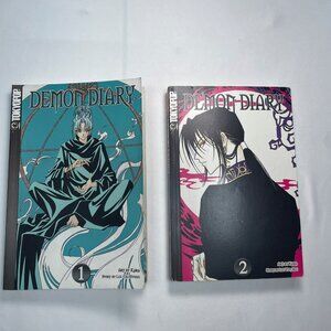 Demon Diary Manga Vol 1 & 2 Tokyopop English Set OOP